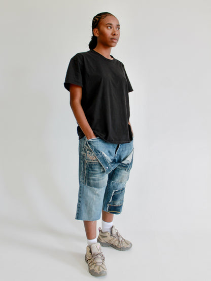 1of1 Darkwash Jorts